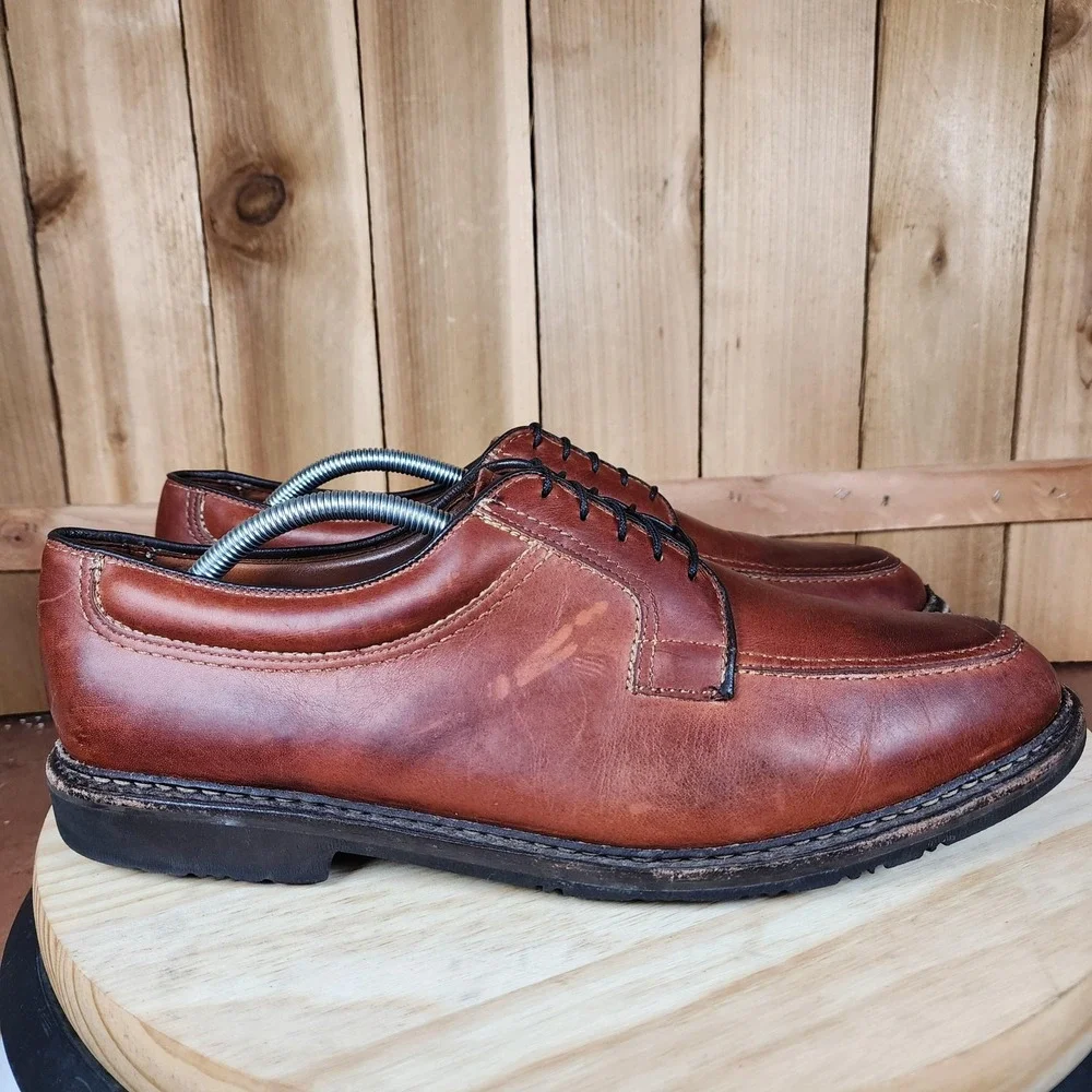 Allen Edmonds Shoes Mens Size 12 D Brown Leather Wilbert Comfort‎ Oxford USA